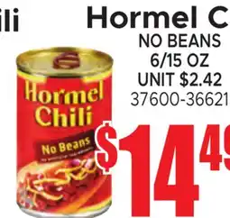 Jetro Hormel Chili offer