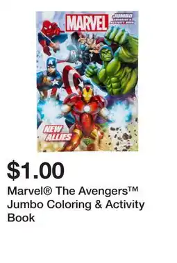 Five Below Marvel The Avengers Jumbo Coloring & Activity Book offer