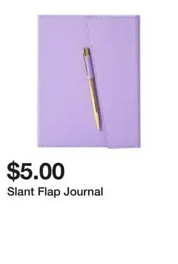 Five Below Slant Flap Journal offer