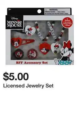 Five Below Licensed Jewelry Set offer