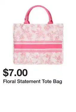 Five Below Floral Statement Tote Bag offer