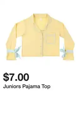 Five Below Juniors Pajama Top offer