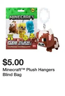 Five Below Minecraft Plush Hangers Blind Bag offer