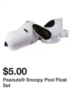 Five Below Peanuts Snoopy Pool Float Set offer