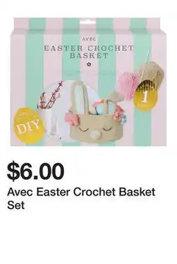 Five Below Avec Easter Crochet Basket Set offer