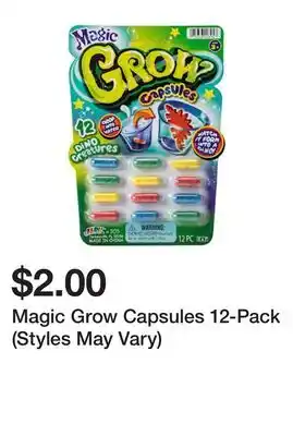 Five Below Magic Grow Capsules 12-Pack (Styles May Vary) offer