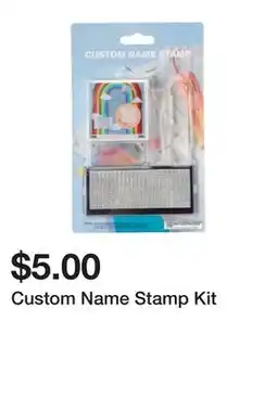 Five Below Custom Name Stamp Kit offer