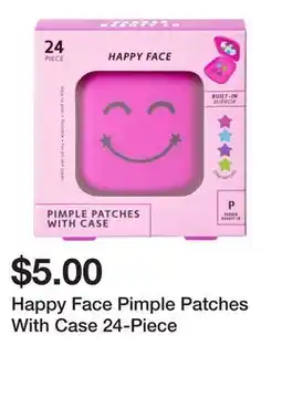 Five Below Happy Face Pimple Patches With Case 24-Piece offer
