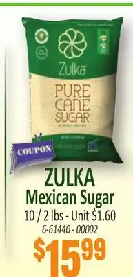 Jetro ZULKA Mexican Sugar offer