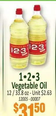 Jetro 1•2•3 Vegetable Oil offer