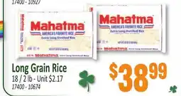 Jetro Long Grain Rice offer