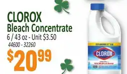 Jetro CLOROX Bleach Concentrate offer
