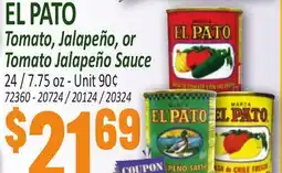 Jetro EL PATO Tomato, Jalapeño, or Tomato Jalapeño Sauce offer