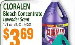 Jetro CLORALEN Bleach Concentrate Lavender Scent offer