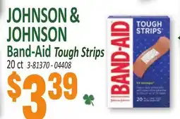 Jetro JOHNSON & JOHNSON Band-Aid Tough Strips offer