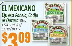 Jetro EL MEXICANO Queso Panela, Cotija or Oaxaca offer
