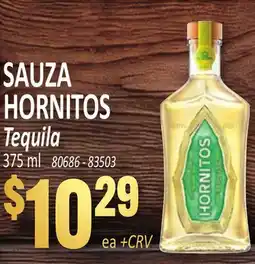 Jetro SAUZA HORNITOS Tequila offer
