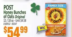 Jetro POST Honey Bunches of Oats Original offer