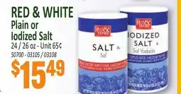 Jetro RED & WHITE Plain or Iodized Salt offer