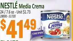 Jetro NESTLÉ Media Crema offer