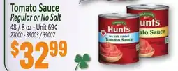 Jetro Hunts Tomato Sauce offer