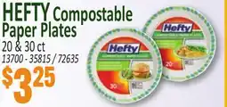Jetro HEFTY Compostable Paper Plates offer
