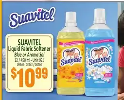 Jetro SUAVITEL Liquid Fabric Softener Blue or Aroma Sol offer