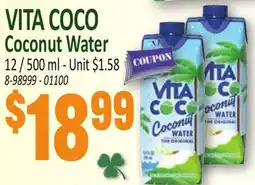 Jetro VITA COCO Coconut Water offer