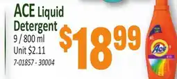 Jetro ACE Liquid Detergent offer