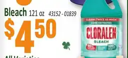 Jetro Gloralen Bleach offer