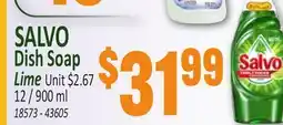 Jetro SALVO Dish Soap Lime offer