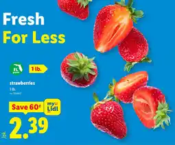 Lidl Strawberries offer