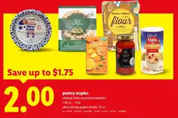 Lidl Pantry staples offer