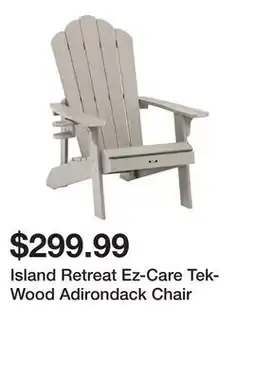 Dick's Sporting Goods Island Retreat Ez-Care Tek-Wood Adirondack Chair offer