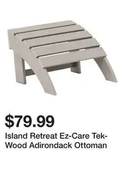 Dick's Sporting Goods Island Retreat Ez-Care Tek-Wood Adirondack Ottoman offer