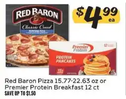 Winn Dixie Red Baron Pizza or Premier Protein Breakfast offer