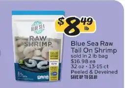 Winn Dixie Blue Sea Raw Tail On Shrimp offer