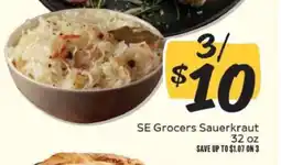 Winn Dixie SE Grocers Sauerkraut offer