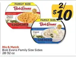 Winn Dixie Bob Evans Family Size Sides offer