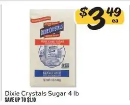 Winn Dixie Dixie Crystals Sugar 4 lb offer