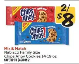 Winn Dixie Nabisco Family Size Chips Ahoy Cookies offer