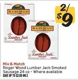 Winn Dixie Roger Wood Lumber Jack Smoked Sausage offer