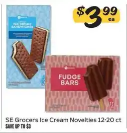 Winn Dixie SE Grocers Ice Cream Novelties offer
