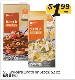 Winn Dixie SE Grocers Broth or Stock 32 oz offer