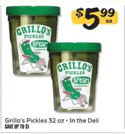 Winn Dixie GRILLO'S PICKLES offer