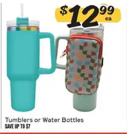 Winn Dixie Tumblers or Water Bottles offer