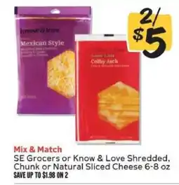 Winn Dixie SE Grocers or Know & Love Cheese offer