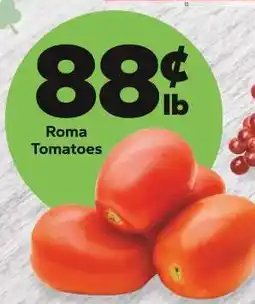 Save a Lot Roma Tomatoes offer