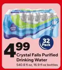Save a Lot Crystal Falls Purified Drinking Water offer