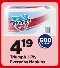 Save a Lot Triumph 1-Ply Everyday Napkins offer